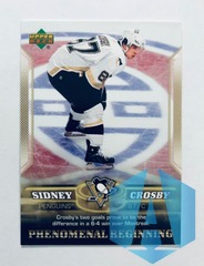2005-06 Upper Deck Phenomenal Beginning Gold Sidney Crosby #19 Rookie Penguins